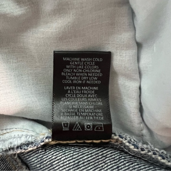 AFRM Distressed High Rise Button Fly Jeans Size 27 NWT - Picture 12 of 16